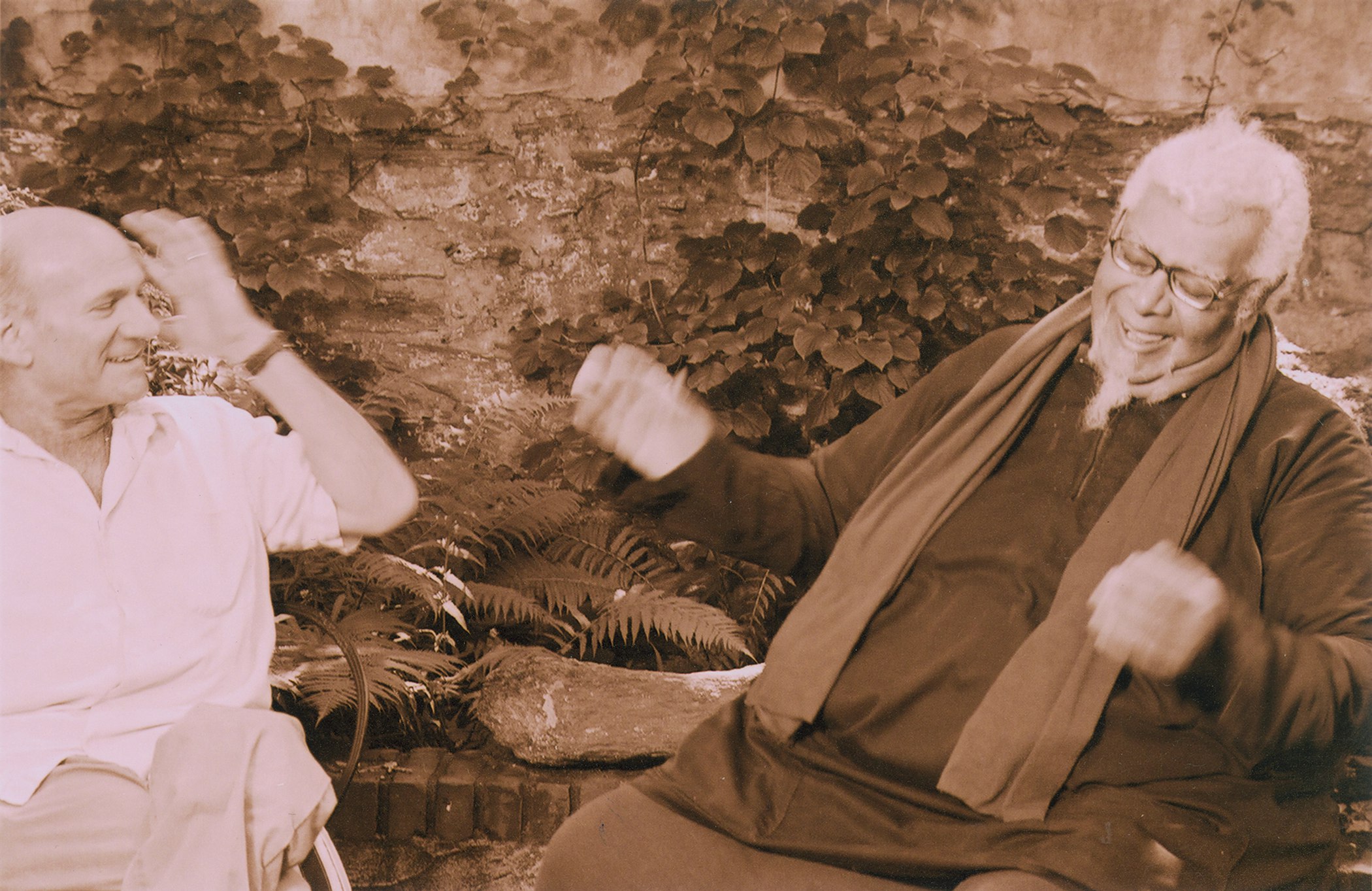 Dave Liebman and our author Tom Terrell, May 2007. Photo courtesy of Tom Terrell.